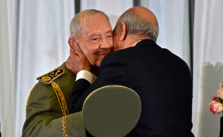 آخر ظهور مع الرئيس الجديد عبدالمجيد تبون