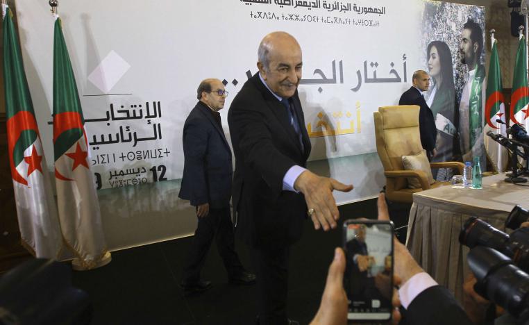 الرئيس الجزائري الجديد عبدالمجيد تبون