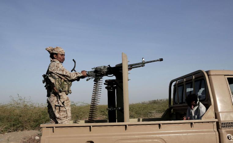 Saudi-backed forces patrol in Hodeidah