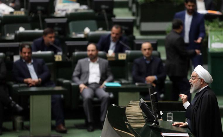 Iran's economy has been battered, with the International Monetary Fund forecasting it will contract by 9.5 percent this year