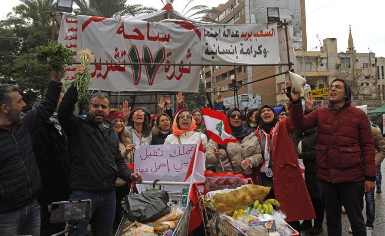 التظاهرات في لبنان