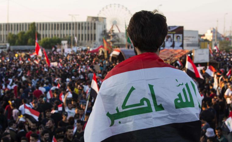 المحتجون في العراق