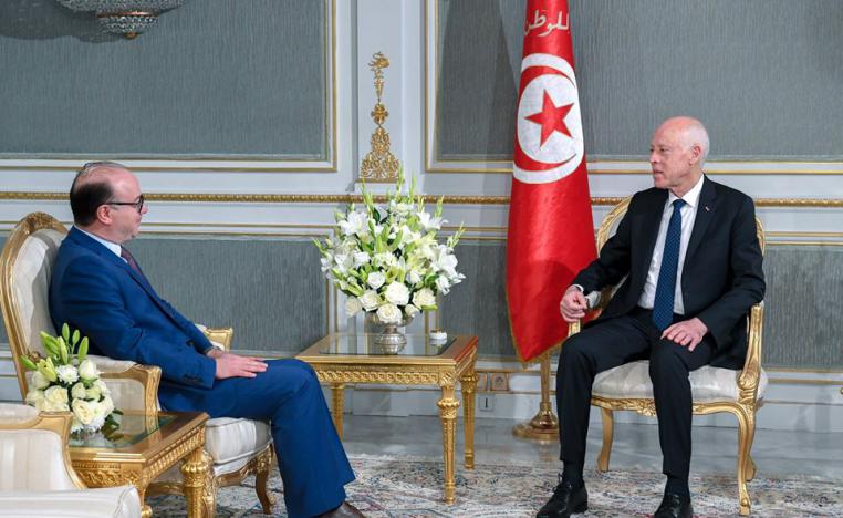 رئيس الجمهورية قيس سعيد يستقبل وزير المالية الاسبق الياس الفخفاخ