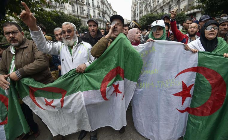 Algerian protesters