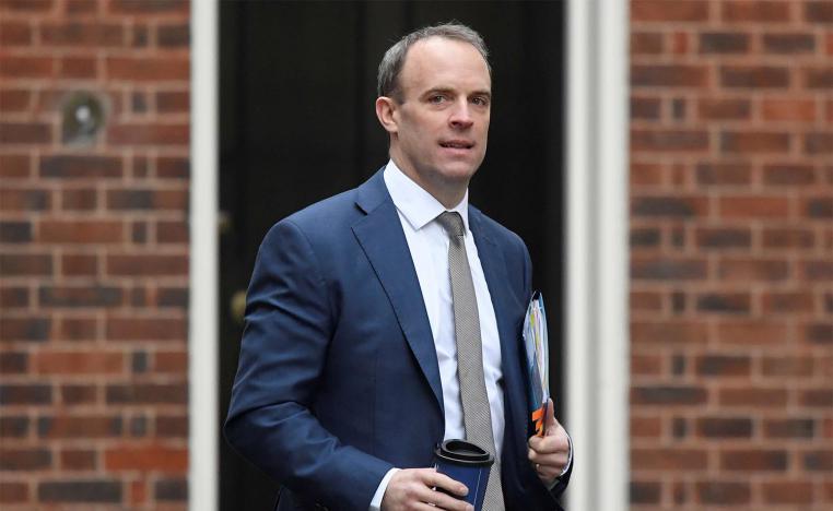 British Secretary Dominic Raab