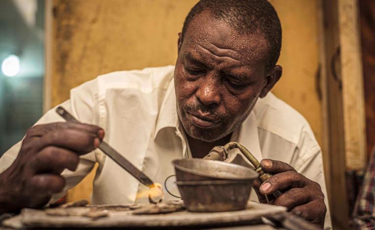 Sudan produced an estimated 93 tons of gold in 2018