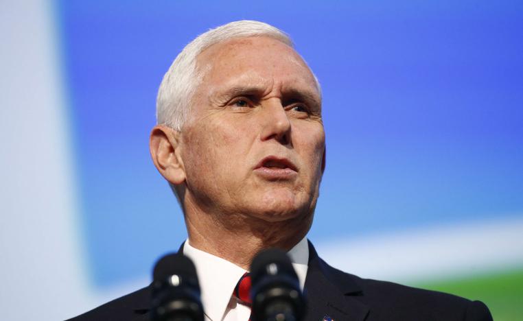 نائب الرئيس الاميركي مايك بنس 