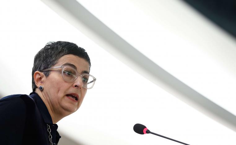 وزيرة الخارجية الاسبانية أرانشا غونزاليس 