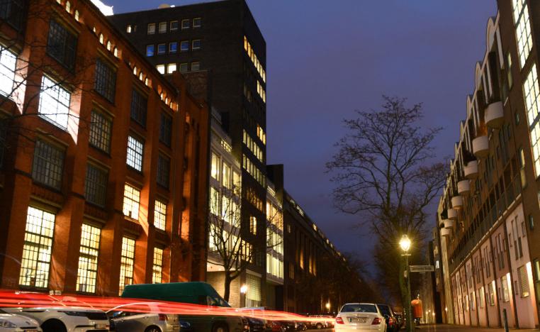 The building of Germany's international broadcaster Deutsche Welle is pictured in Berlin