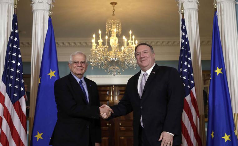 زيارة وزير خارجية الاتحاد الأوروبي لواشنطن
