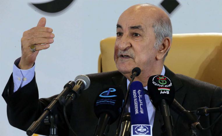 Algerian President Abdelmadjid Tebboune