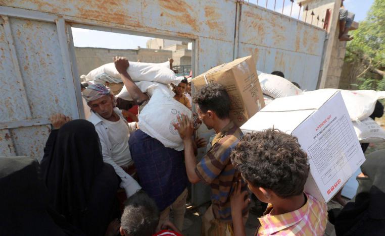 المساعدات الانسانية في اليمن