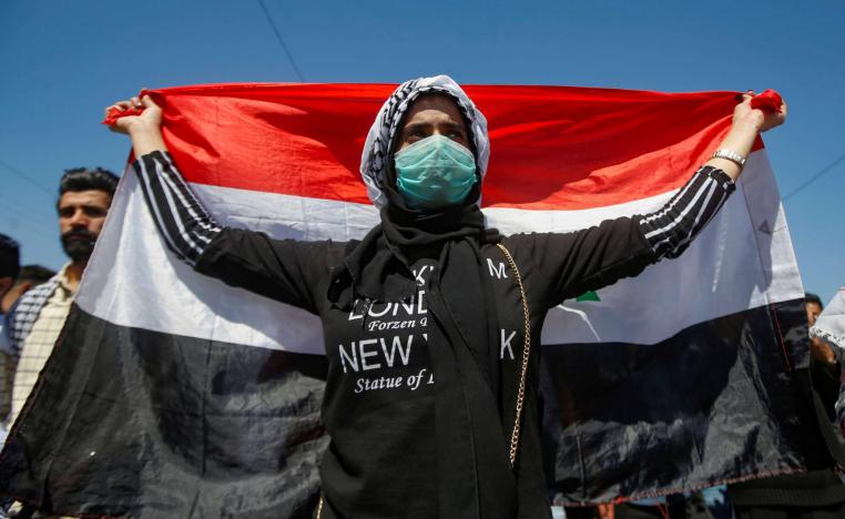 المحتجون في العراق