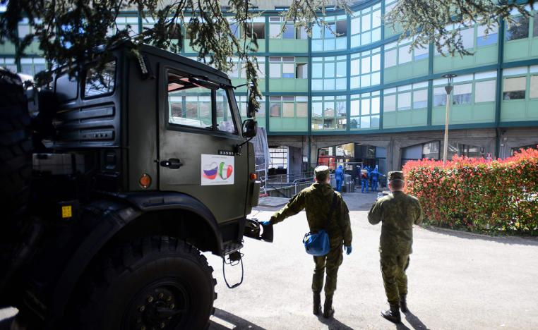 الجيش الروسي يقدم مساعداته في لومبارديا الإيطالية