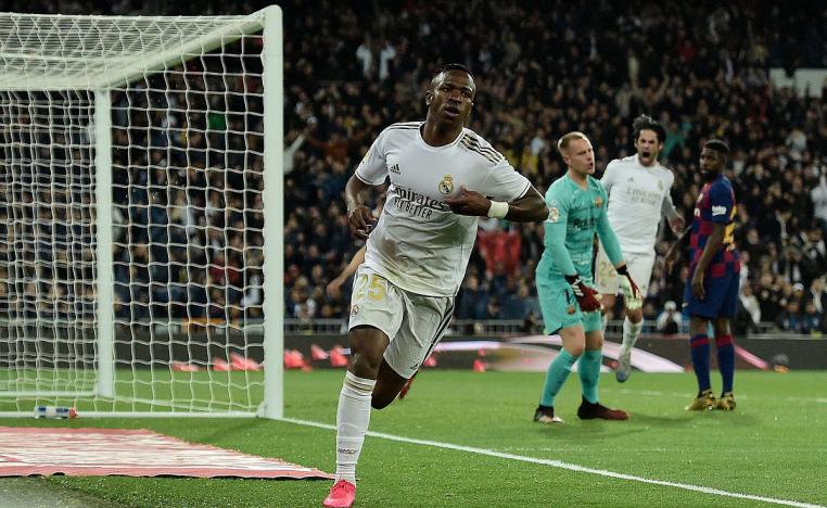 لاعب ريال مدريد البرازيلي فنيسيوس جونيور 