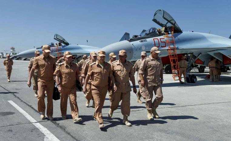 قاعدة حميميم الجوية الروسية في سوريا