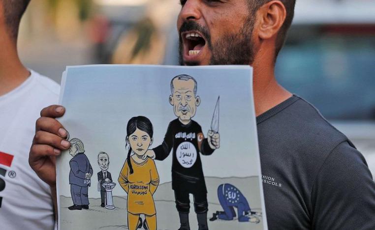 احتجاجات دولية وشعبية على جرائم تركية بحق اكراد سوريا