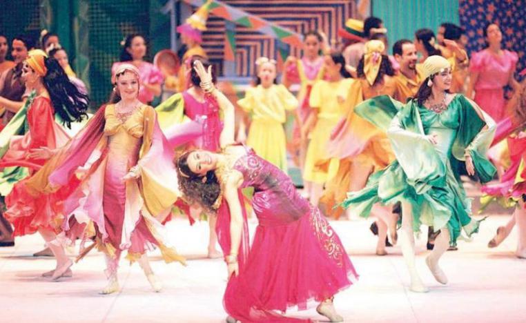 A scene from the Grand Night ballet show aired on the Egyptian Ministry of Culture Youtube channel