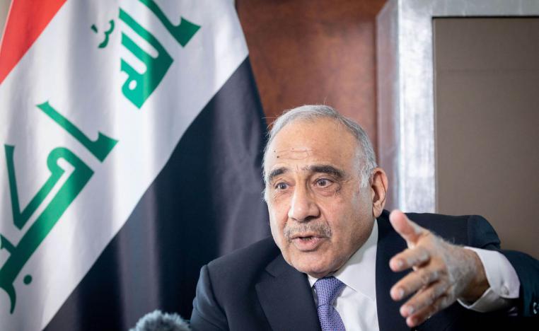 رئيس الوزراء العراقي المستقيل عادل عبدالمهدي