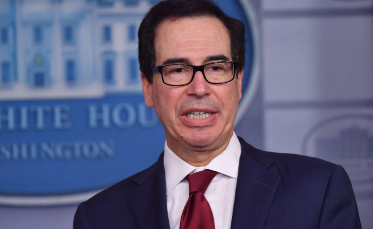 US Treasury Secretary Steve Mnuchin announces new sanctions on Iran
