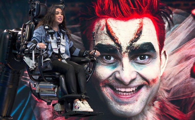 رامز جلال يستضيف الممثلة ياسمين صبري (الصورة من حساب رامز جلال على تويتر)