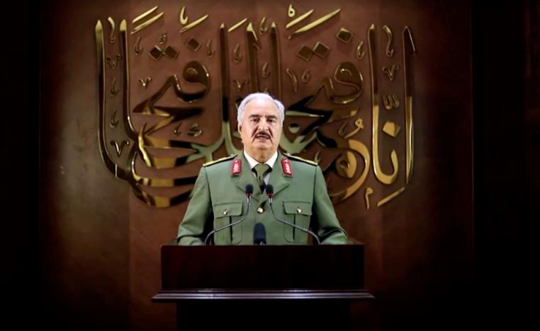 حفتر لم يوضح كيفية حصوله على التفويض الشعبي