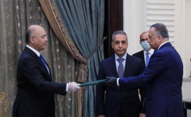 Iraq's President Barham Salih tasks PM-designate Mustafa al-Kadhimi with forming a government