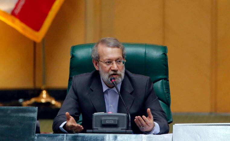 Speaker and veteran politician Ali Larijani was absent after testing positive for COVID-19 =