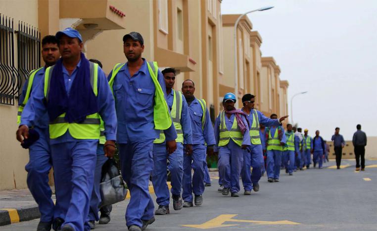 Workers in Qatar