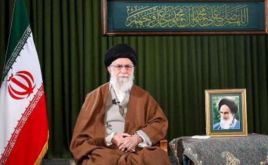 المرشد الاعلى الايراني علي خامنئي