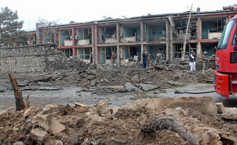 الهجوم على قاعدة للجيش الافغاني