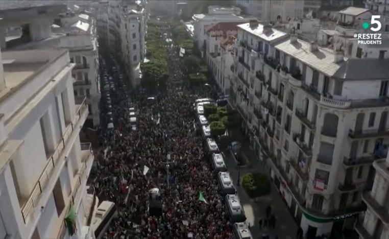 Hirak protest in Algiers
