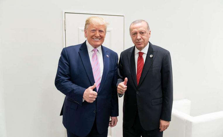 الرئيسان الأميركي دونالد ترامب والتركي رجب طيب أردوغان