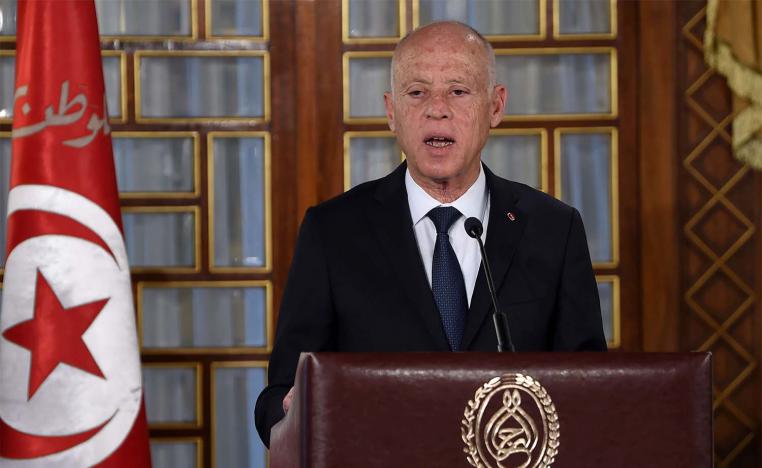 Tunisian President Kais Saied