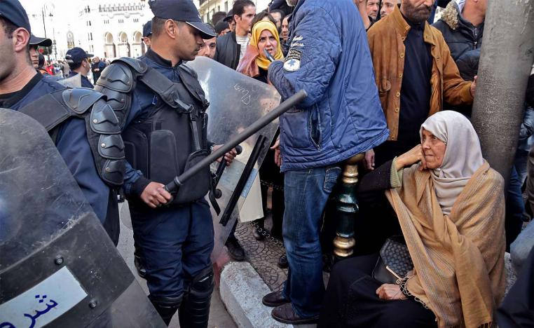 Algerian Authorities have made about 200 arrests linked to the protests since the country's coronavirus restrictions came into effect three months ago