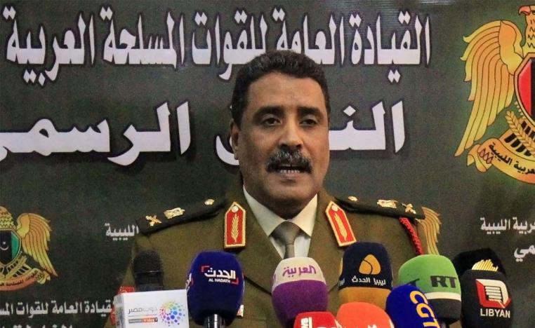 Ahmad al-Mesmari, spokesman for LNA forces