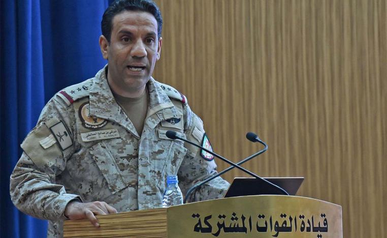 Spokesman of the Saudi-led military coalition Colonel Turki al-Maliki