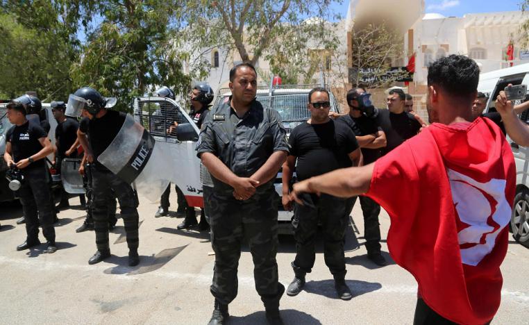 الاحتجاجات في محافظة تطاوين التونسية