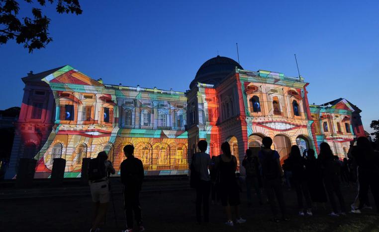 مبنى لمؤسسة وطنية في سنغافورة