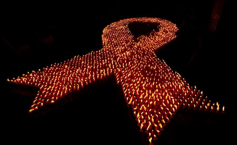 احتفال باليوم العالمي للإيدز   