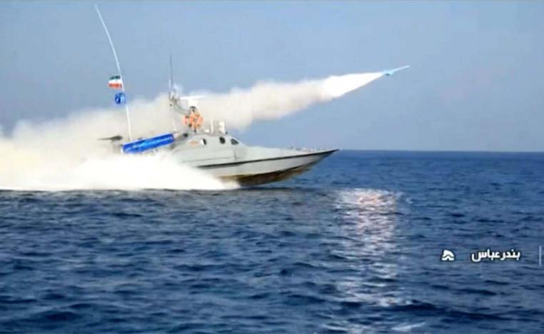 The maritime manoeuvres were staged at a time of heightened tensions between Iran and the US