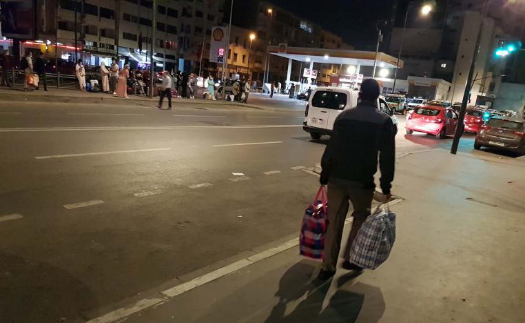 People rushing to make their journey back home to spend Eid al-Adha with their families