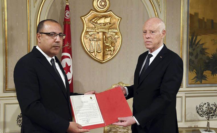 الرئيس التونسي قيس سعيد يكلف وزير الداخلية هشام المشيشي برئاسة الحكومة
