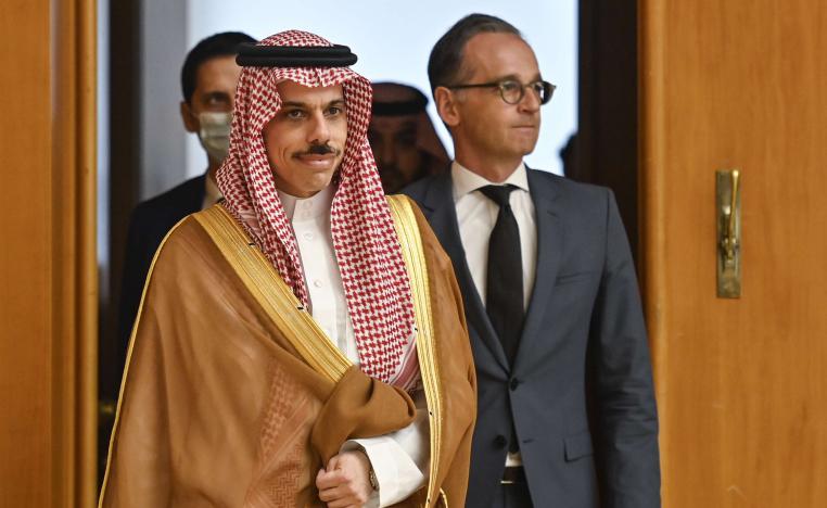 وزير الخارجية السعودي الأمير فيصل بن فرحان ونظيره الألماني هايكو ماس 