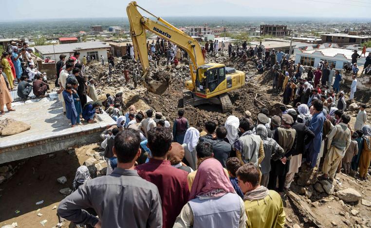 سيول كابول تجرف مئات السكان والمنازل 