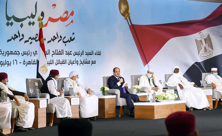 القبائل الليبية تعطي الشرعية للقوات المصرية لحماية الأمن القومي الليبي وأيضا المصري