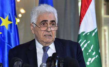 Lebanon's Foreign Minister Nassif Hitti