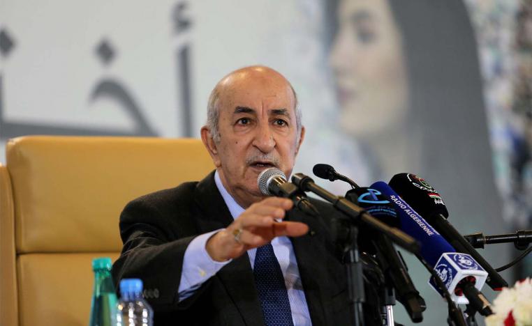 Algerian President Abdelmadjid Tebboune 