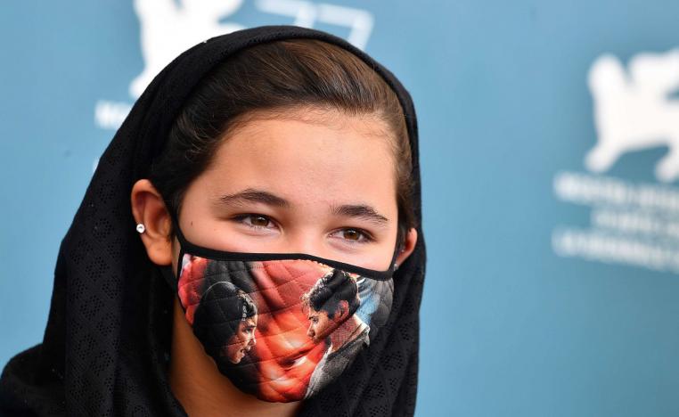 الايرانية شاملة شيرزاد من نجوم فيلم "خورشيد"