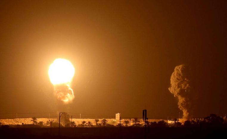 غارات اسرائيلية على غزة